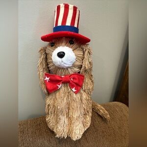 Martha Stewart DOG PATRIOTIC RED WHITE BLUE  11 INCHES NWT